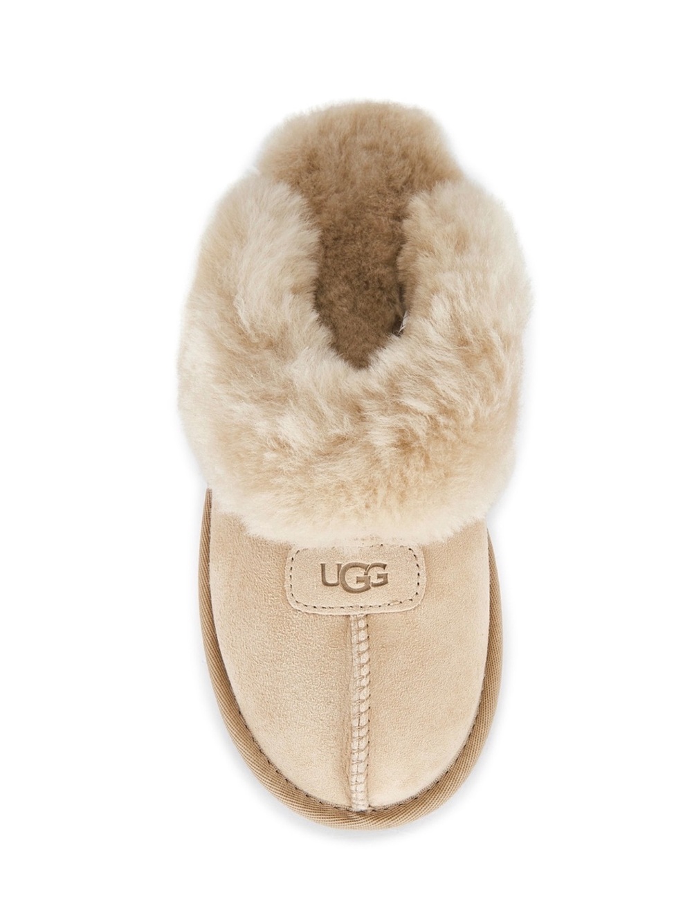 UGG Women's Shearling Lined Suede Slippers Color Moonlight | Size 9